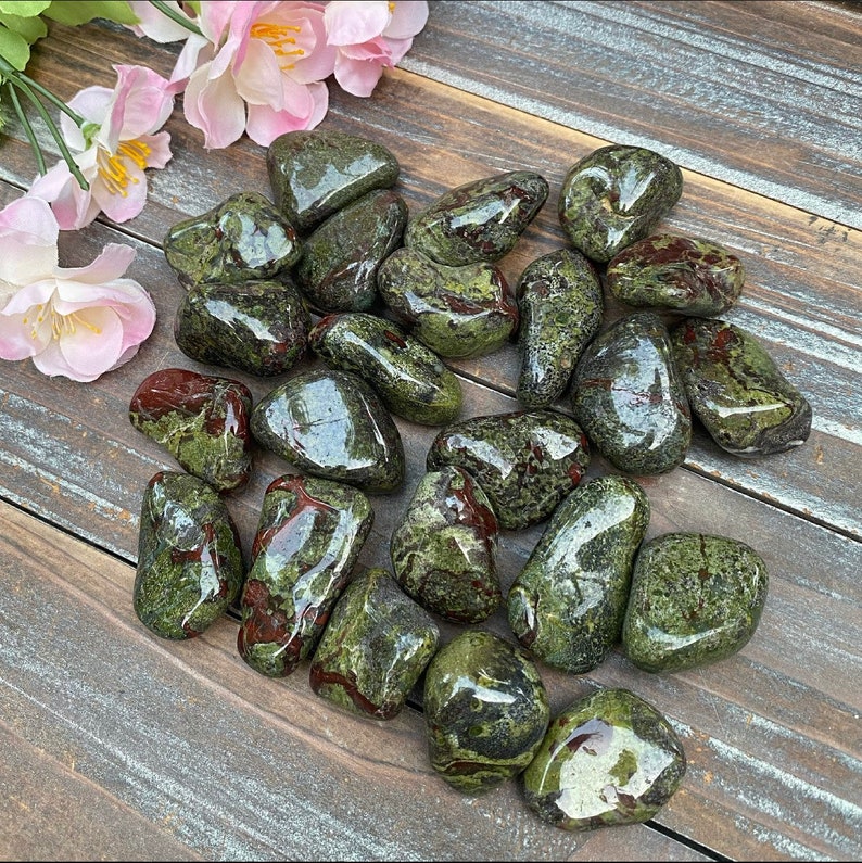 Dragon Blood Jasper Crystals Etsy