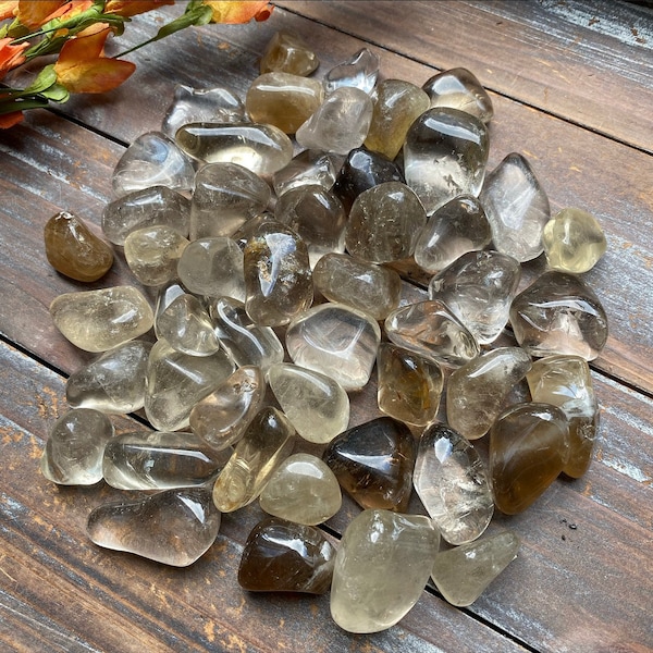 Natural Citrine Tumbled Crystals