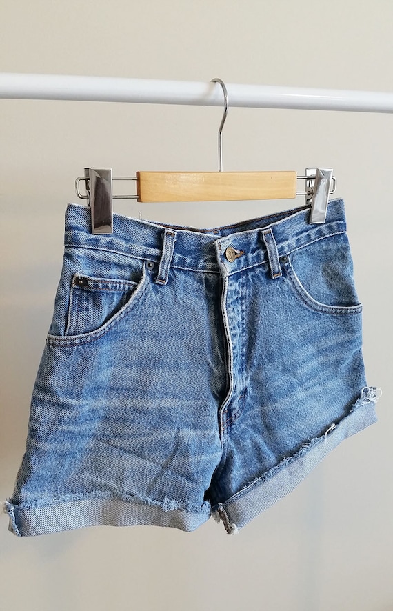 high waisted cut off jean shorts