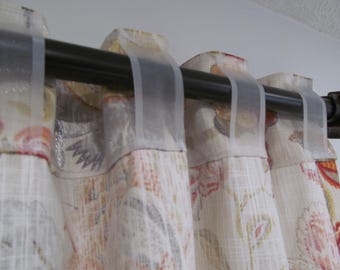 Back Tab Curtain Upgrade: Hidden Tab Valance Option