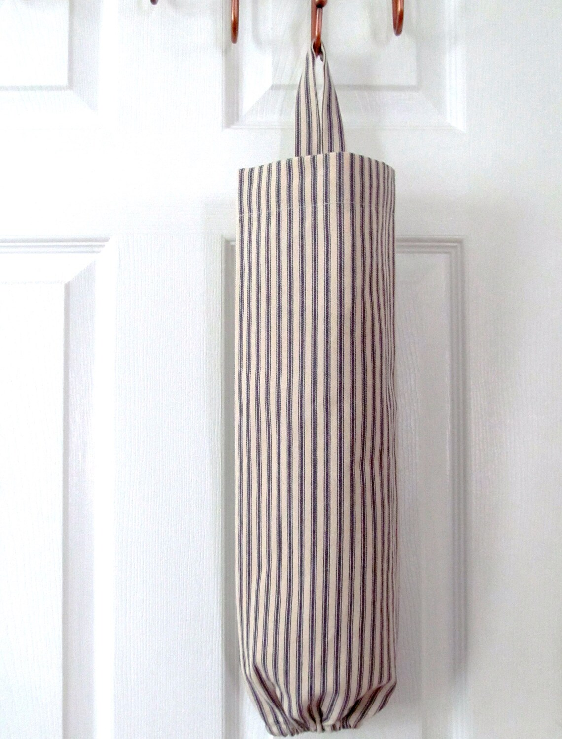 Fabric Bag Holder/ Ticking Stripe/ VARIETY COLOR & SIZE/ Large Etsy