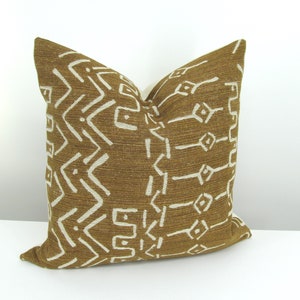 Mud Cloth Jacquard Pillow Cover/ Traditional Ethnic African MudCloth Pattern/ Throw Pillow Cover/ 2 Color Choice/ Custom Sizing!
