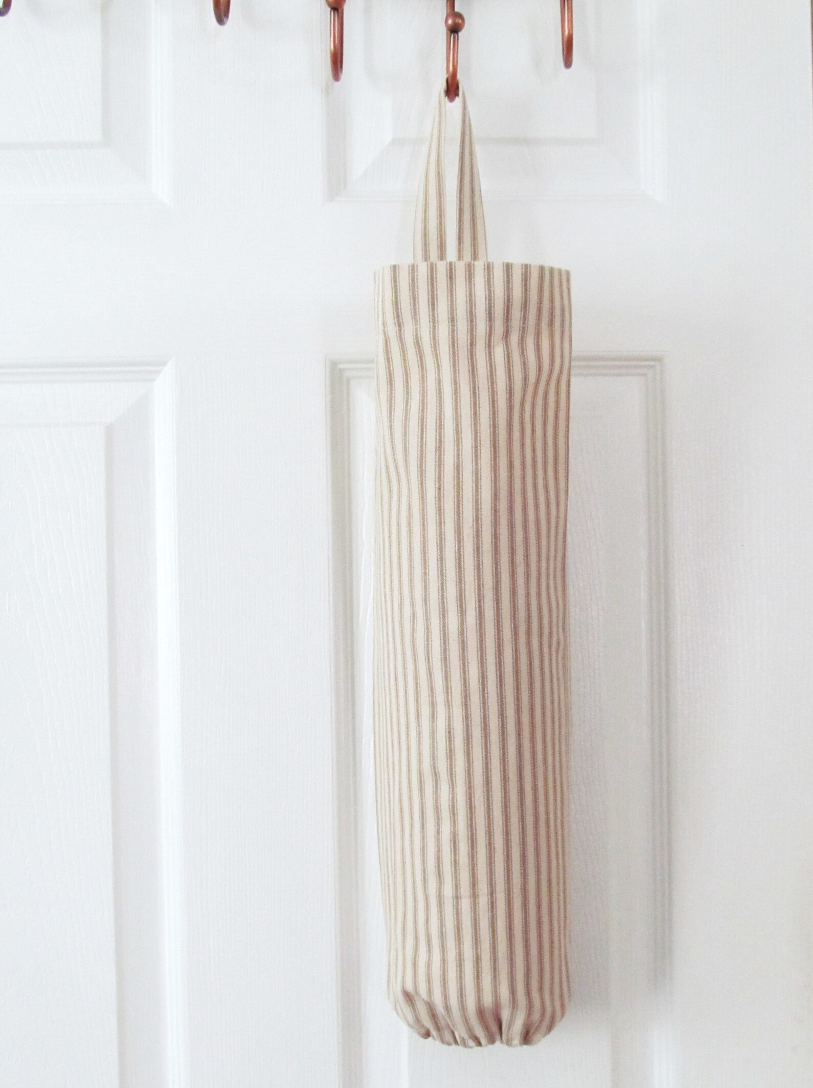 Fabric Bag Holder/ Ticking Stripe/ VARIETY COLOR & SIZE/ Large Etsy