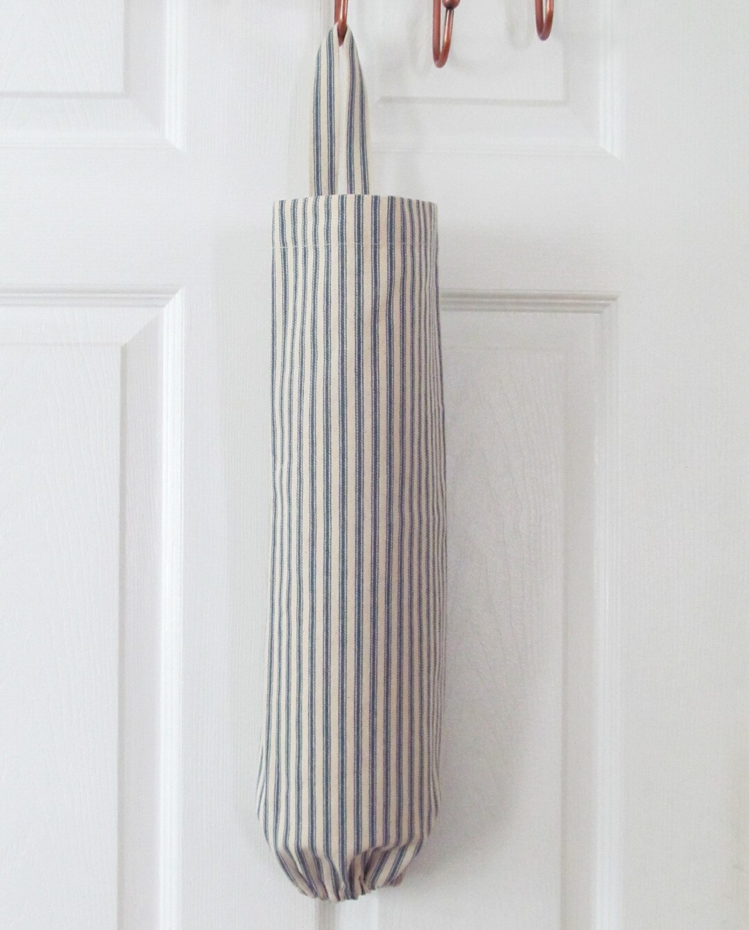 Fabric Bag Holder/ Ticking Stripe/ VARIETY COLOR & SIZE/ Large Etsy