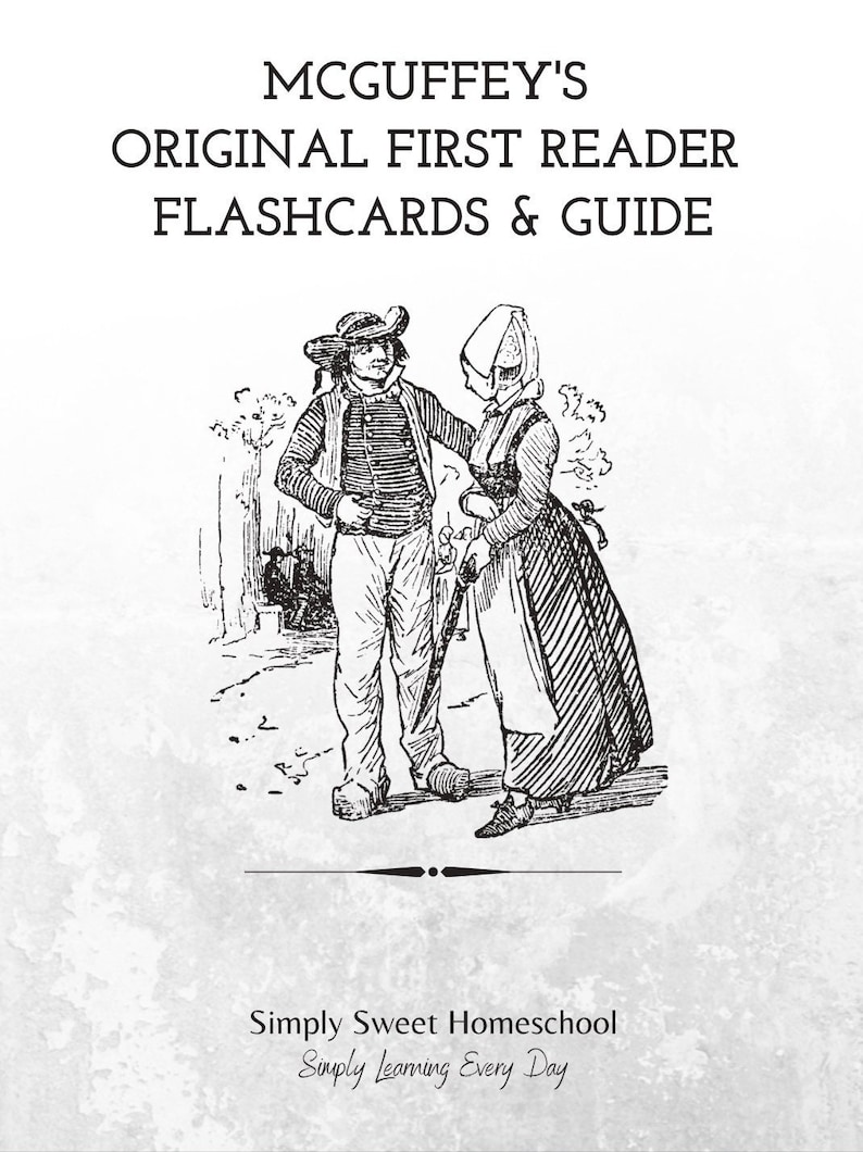 McGuffey's Original First Reader Flashcards and Guide image 2