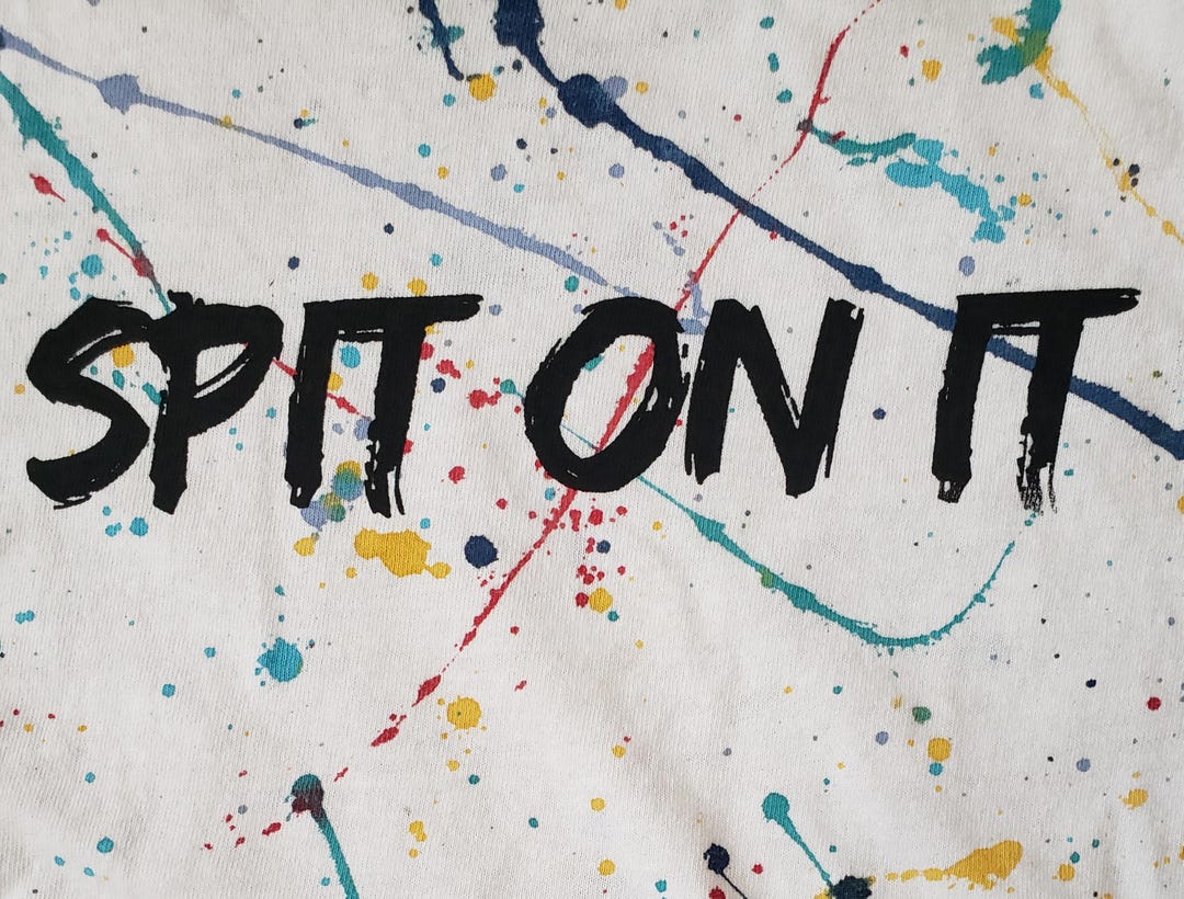 T-shirt Paint Splatter Graphic T-shirt Screen Printed T-shirt Wearable ...