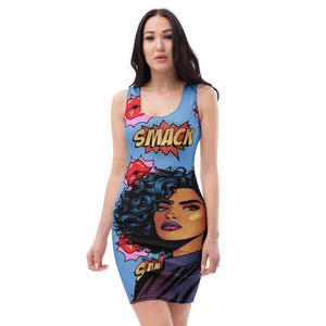 Comic Book Dress - Etsy