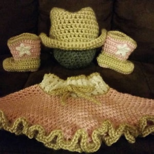 Baby Cowgirl Costume and Photo Prop