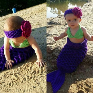 Scaly Mermaid Baby Costume and Photo Prop