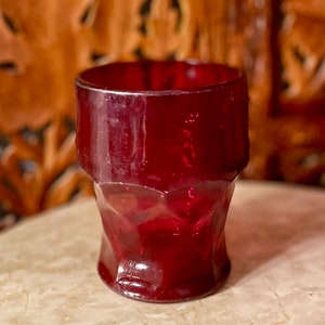 Anchor Hocking Royal Ruby Georgian Tumbler