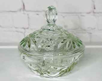 Vintage Anchor Hocking Star of David Covered Dish