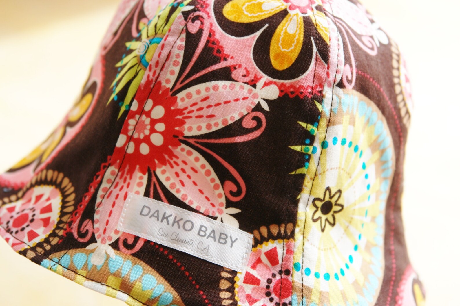 Flower Sun Hat Baby Girl Summer Hat Reversible Sun Hat Etsy