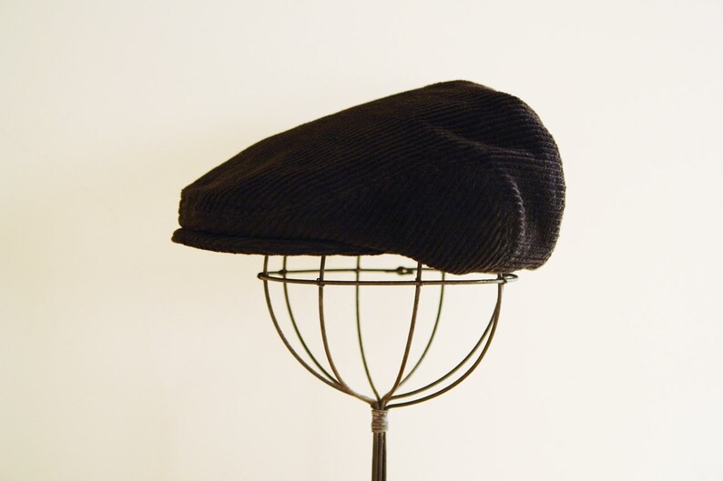 Black Baby Hat Baby Flat Cap Baby Boy Photo Prop Newsboy Etsy