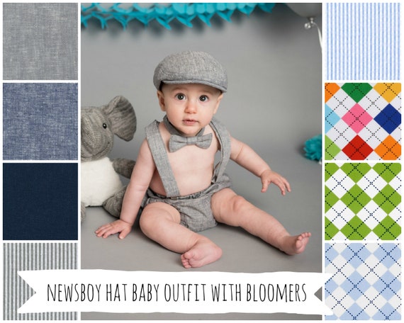 baby boy flat cap outfit