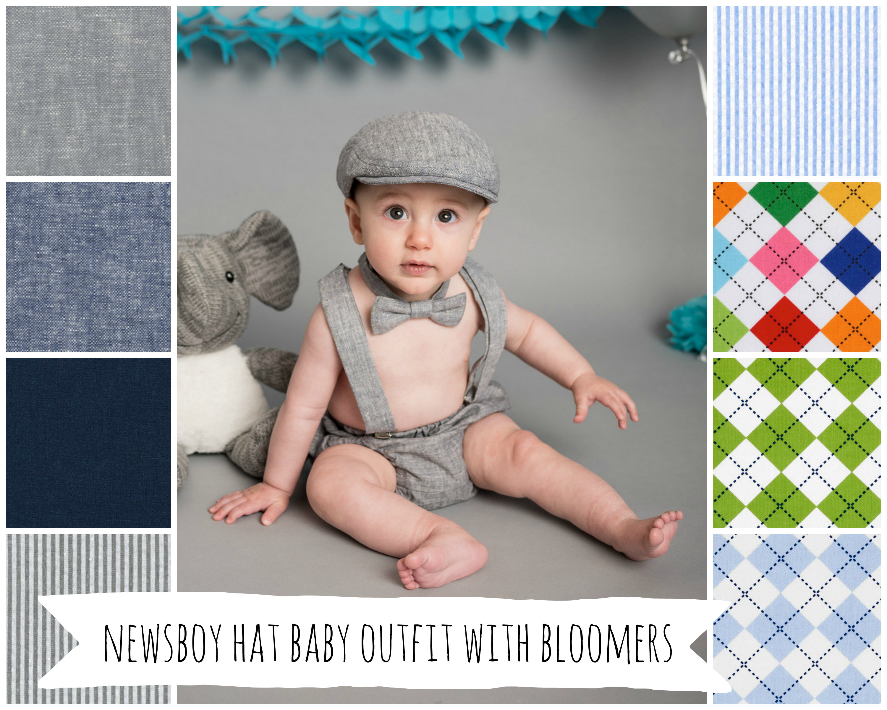 Cake Smash Outfit For Boy Flat Cap Outfit Newsboy Outfit Etsy