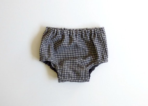 Houndstooth infant bloomers newborn diaper cover for boys | Etsy