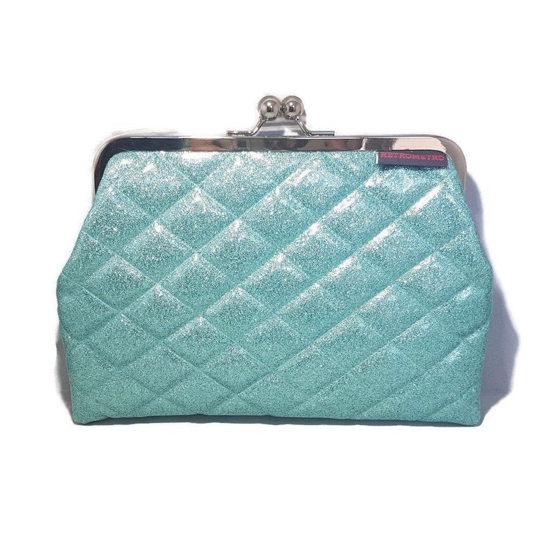 ice blue purse