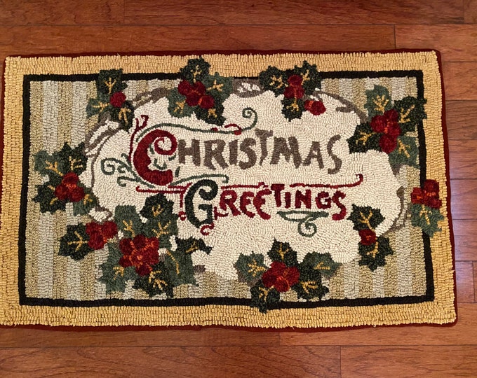 Rug Hooking PATTERN spring Has Sprung Hand-drawn - Etsy