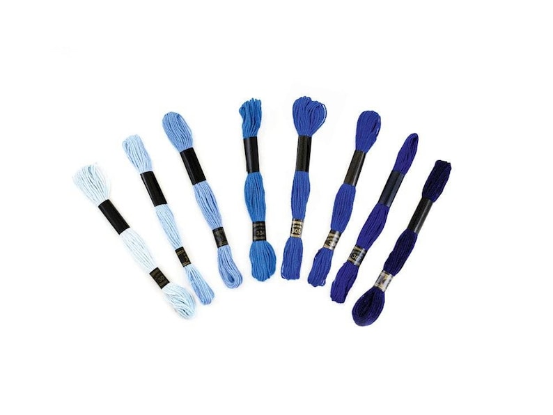 Needle Crafters Cotton Embroidery Floss Blue Heaven