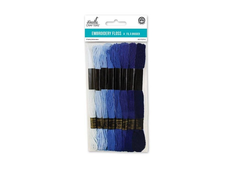 Needle Crafters Cotton Embroidery Floss Blue Heaven