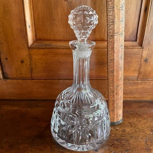 Bar Decanter Atlantis Lisbon Heavy Blown Glass