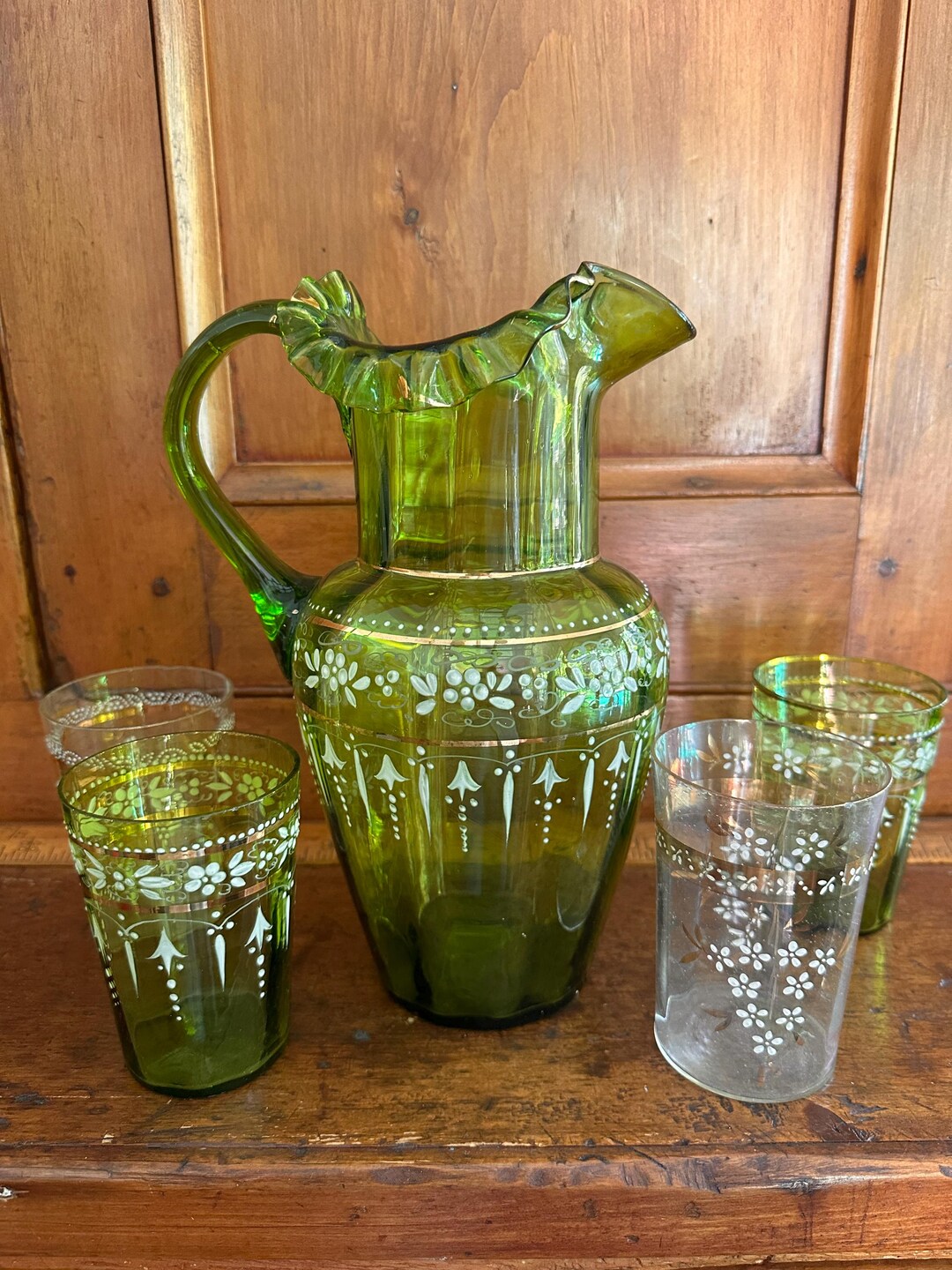 VICTORIAN GLASS セット アンティーク VICTORIAN GLASS セット