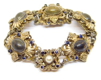 Image result for austro-hungarian PV 835 agate silver gold bracelet