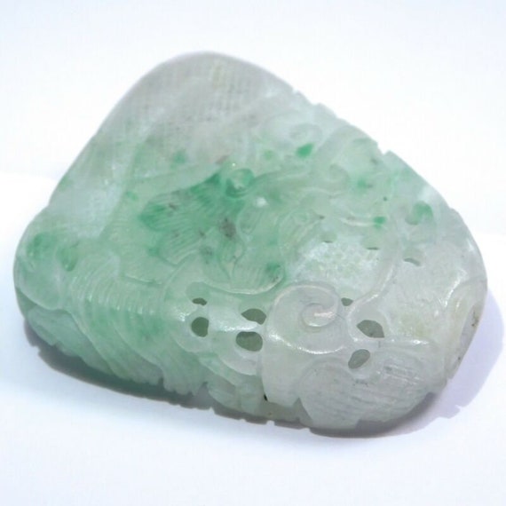 Incredible Jade Dragon Impossible Carved Amulet B… - image 10