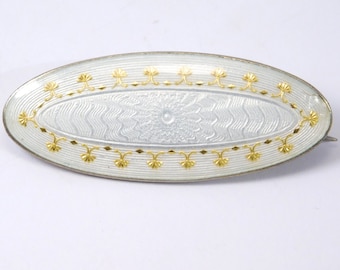 Early David Andersen Sterling Silver Enamel Brooch