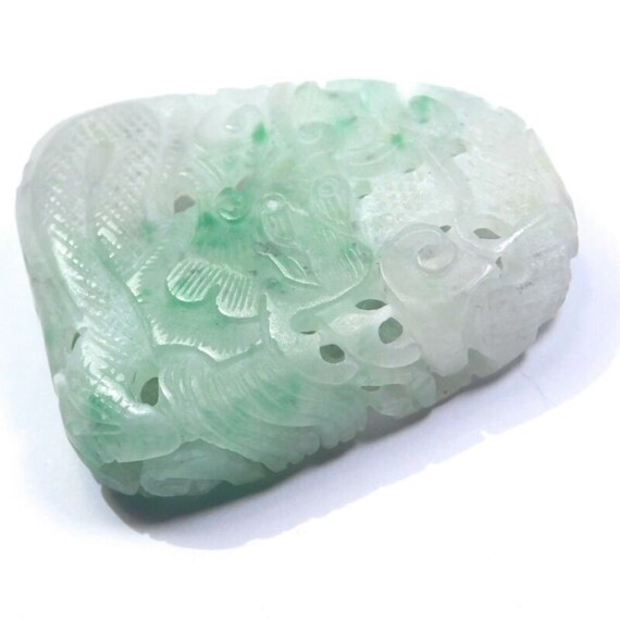 Incredible Jade Dragon Impossible Carved Amulet B… - image 5