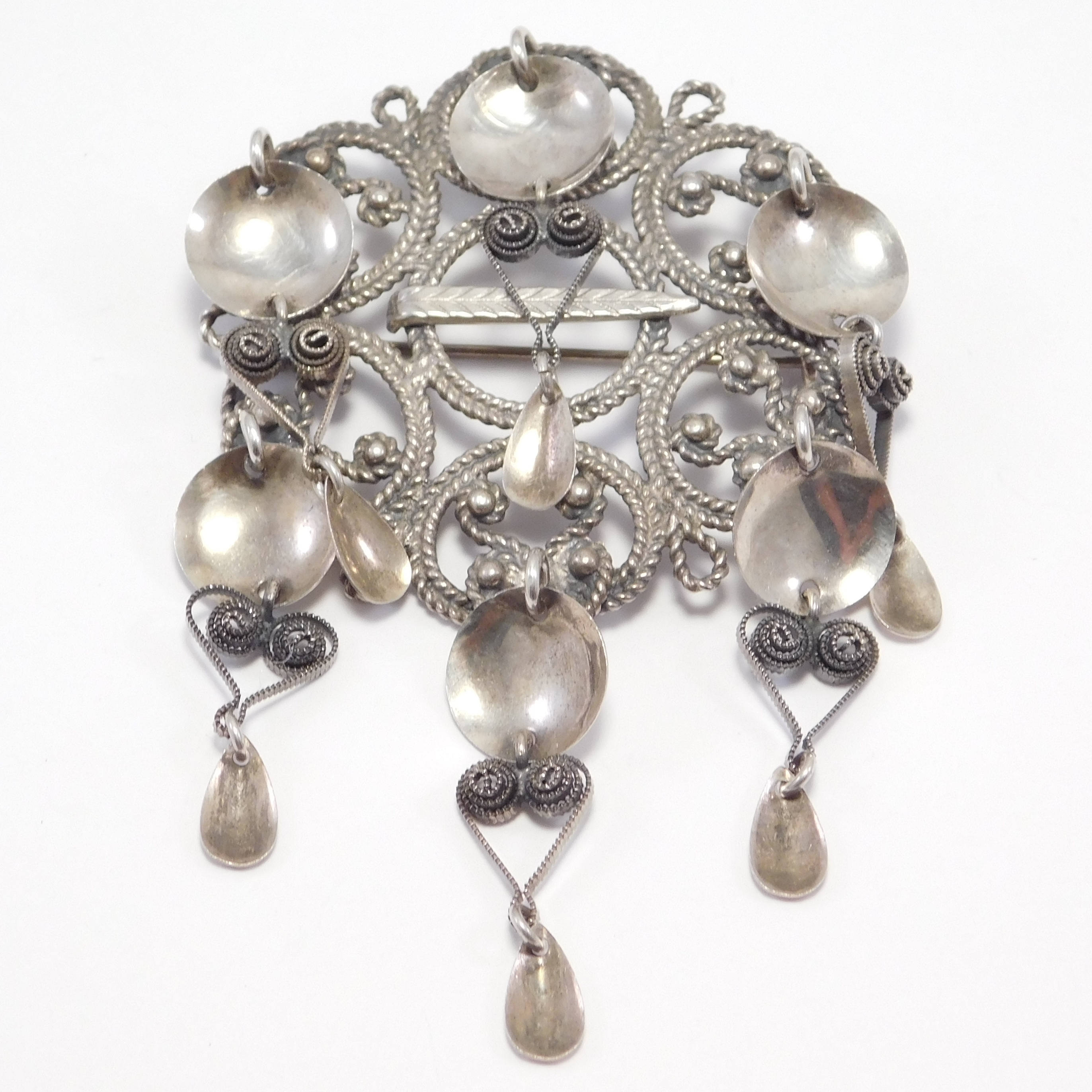 Large Norwegian 830S Solje Wedding Brooch Einar Modahl