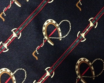 Vintage Sensabang Equestrian Design Necktie