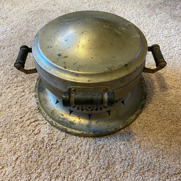 Antique Waffle Iron Etsy