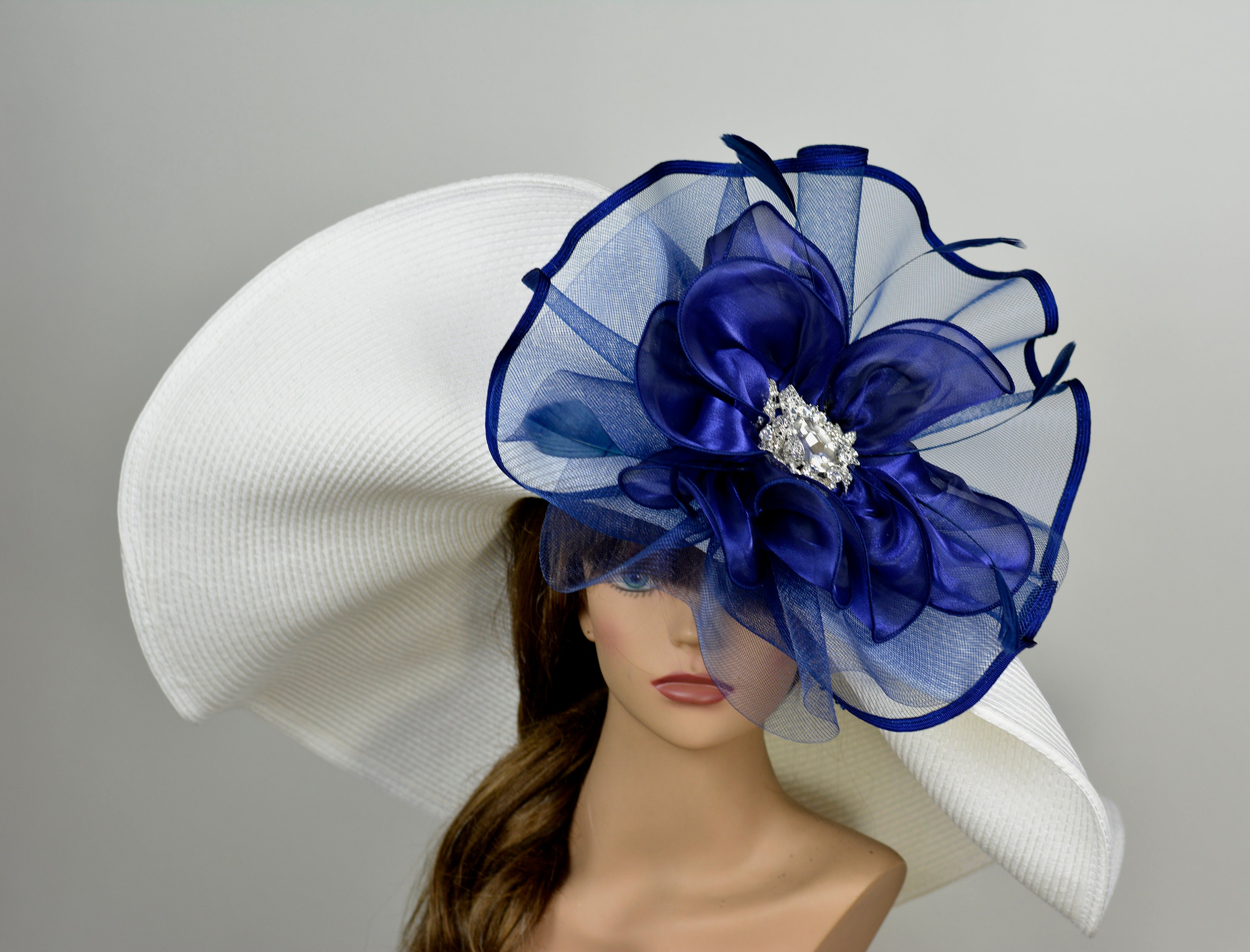 Brim off White Navy Blue 