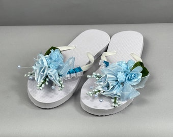 VENTE mariage tongs de mariée tongs de mariage chaussures de demoiselle d'honneur chaussures de plage