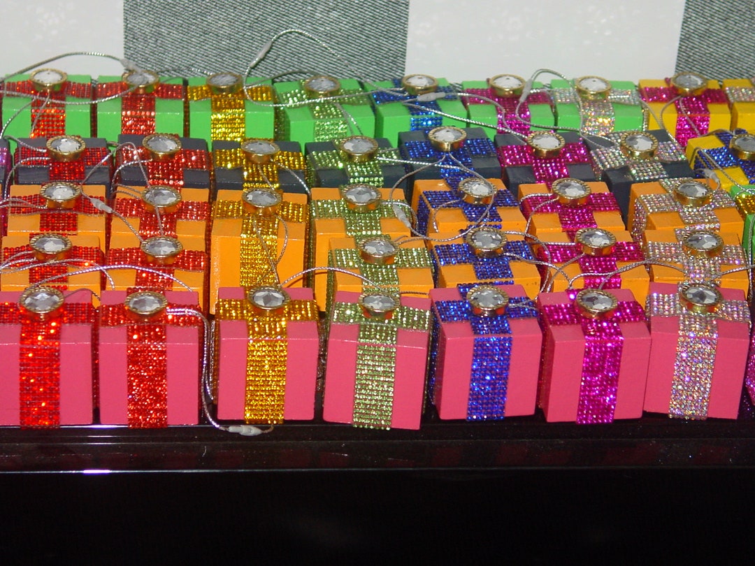 mini-christmas-presents-ornaments-boxes-gifts-set-of-192-for-etsy