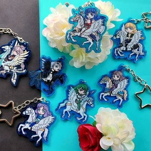 Fire Emblem Charms: Pegasus Units & Other Fliers Blue Acrylic Charms
