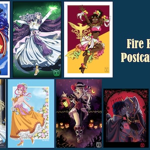 Fire Emblem Postcard Prints: FE Engage, FE4, FE Fates, FE Awakening