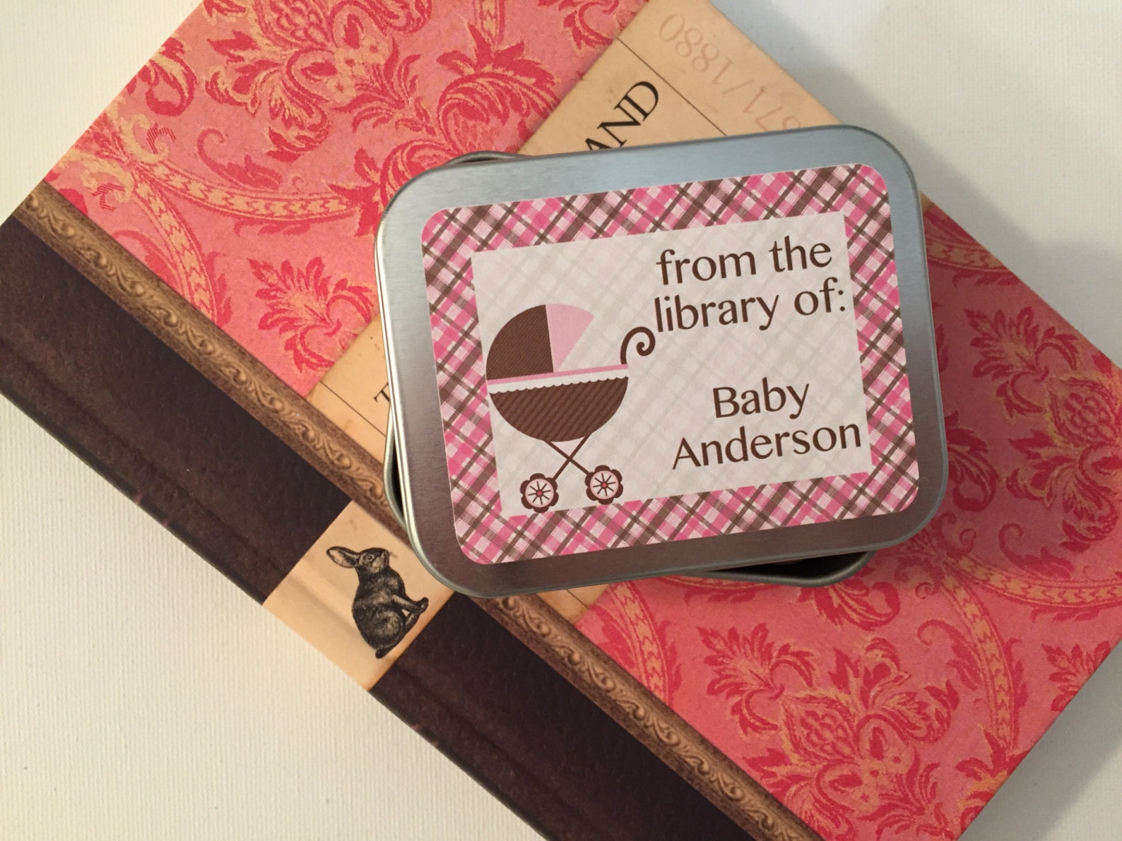 55 Baby Girl Personalized Book Plate Stickers Book Labels Etsy