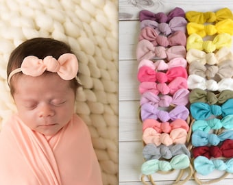 Baby girl headband berry cotton headband,fabric knot headband,cotton headband,newborn headband,infant headband,hair bow Baby headbands