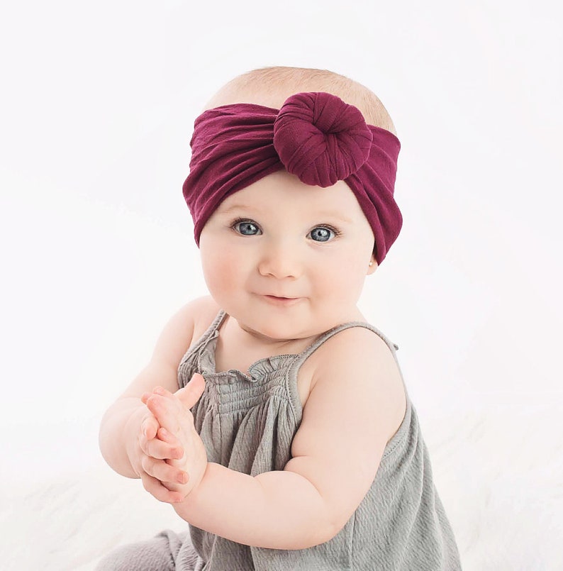 Nylon Turban Knot Nylon Head Wrap Stretch Soft Nylon Baby Etsy