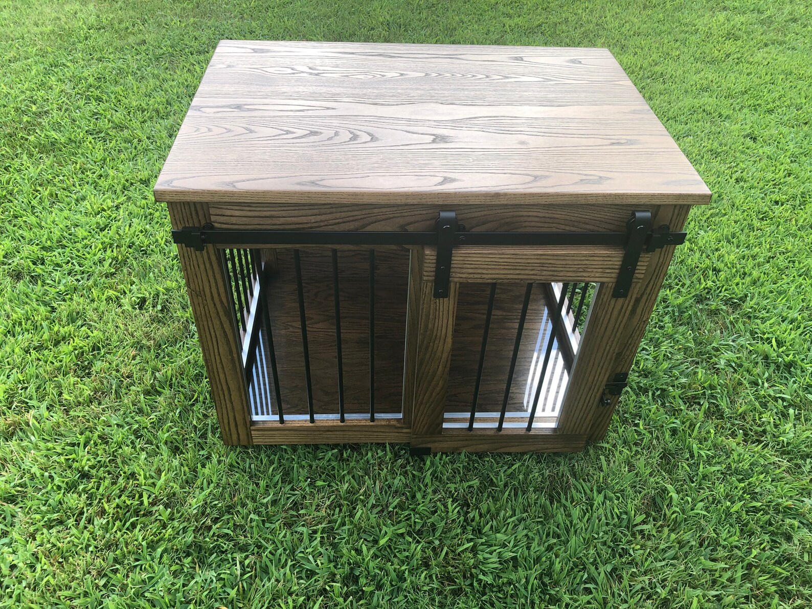 Muebles de cajón para perros / Puerta corredera de granero | Etsy