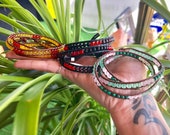 Leather Wrap Bracelet, Chakra Jewelry, Unisex Bracelet, Gemstone Bracelet, Chakra Wrap Bracelet, Gemstone Jewelry MADE TO ORDER