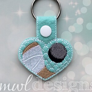 Hockey Heart Key FOB Digital Design File