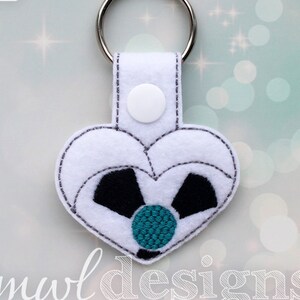 Golf &quot;Hole In One&quot; Heart Key FOB Digital Design File