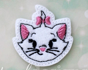 Kitty Head Feltie Digital Design File - 1.75"