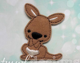 Kangaroo Feltie Digital Design File - 1.75"