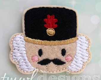 Nutcracker Head Feltie Digital Design File - 1.75"