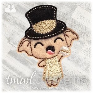 Wizard Elf Top Hat Feltie Digital Design File - 1.75&quot;