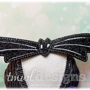 Christmas Nightmare Jack Bat Papillon OS Feltie Digital Design File - Halloween, Accessorio Costume